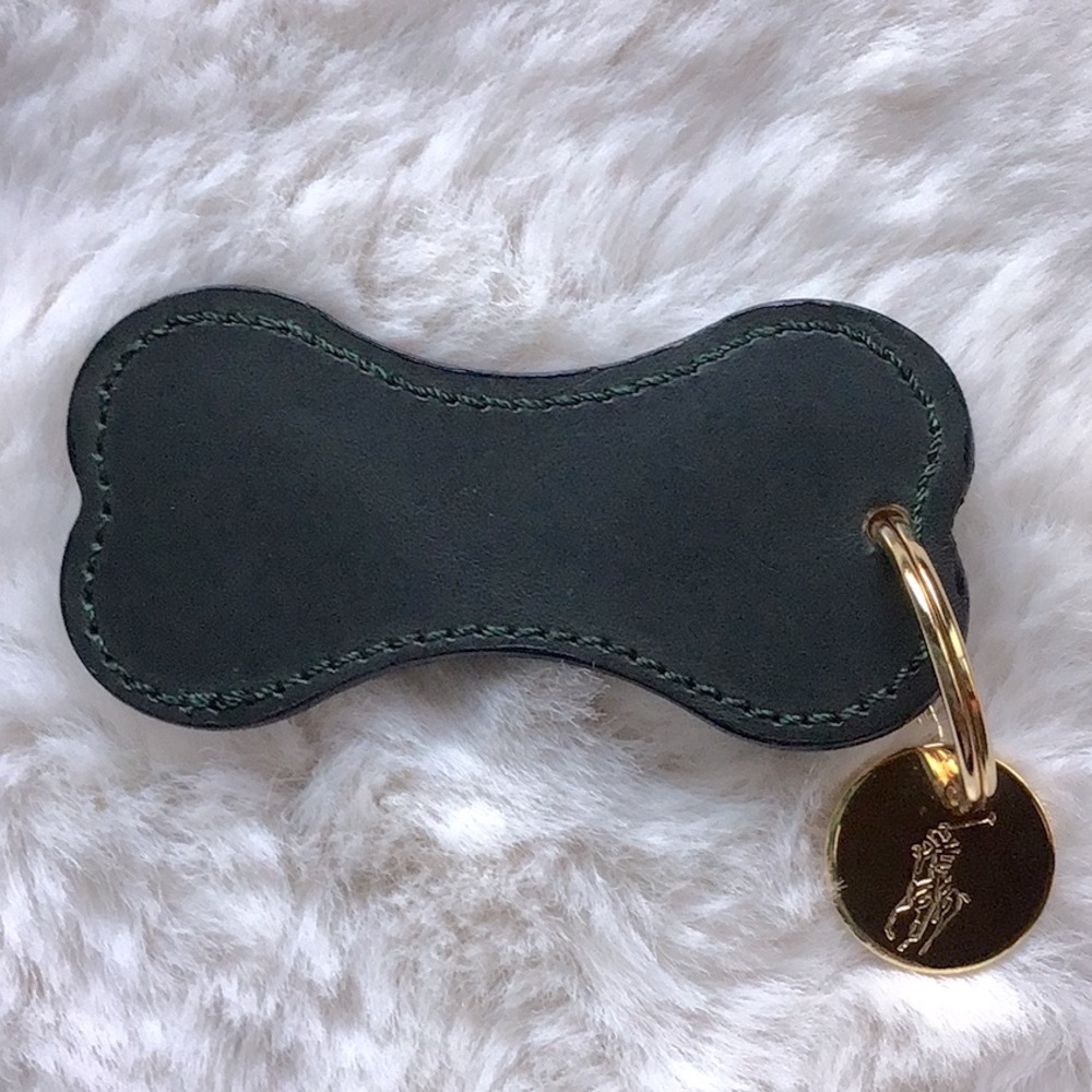 Ralph Lauren Leather Key Ring New